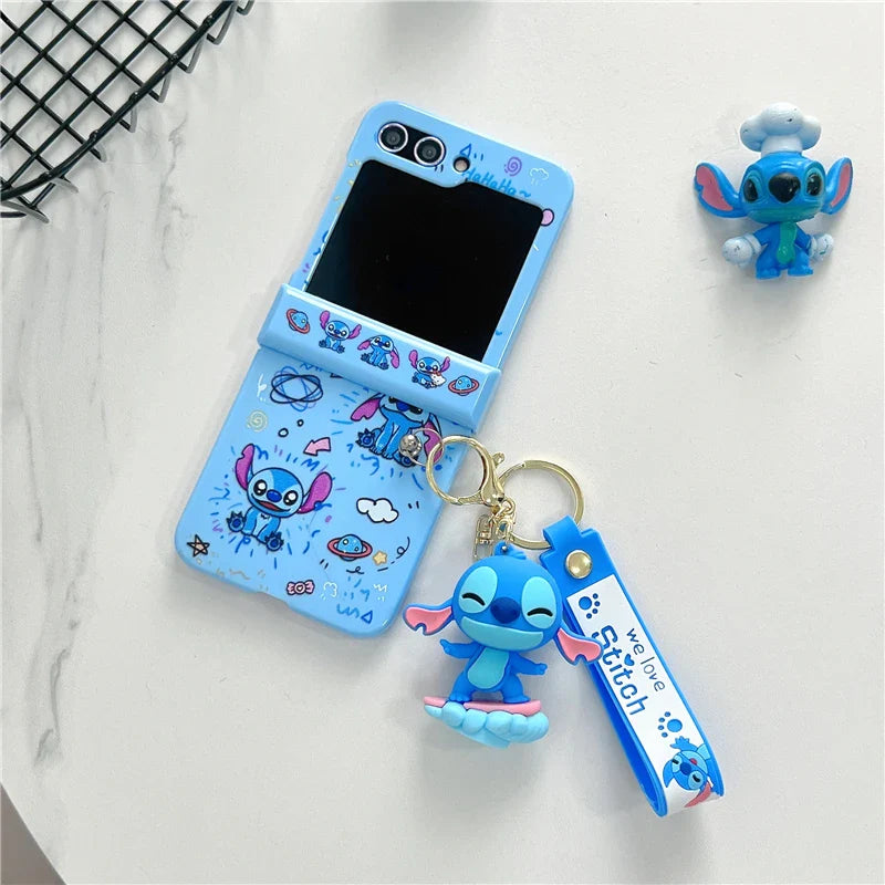 Angel Stitch Cartoon Case for Galaxy Z Flip Series