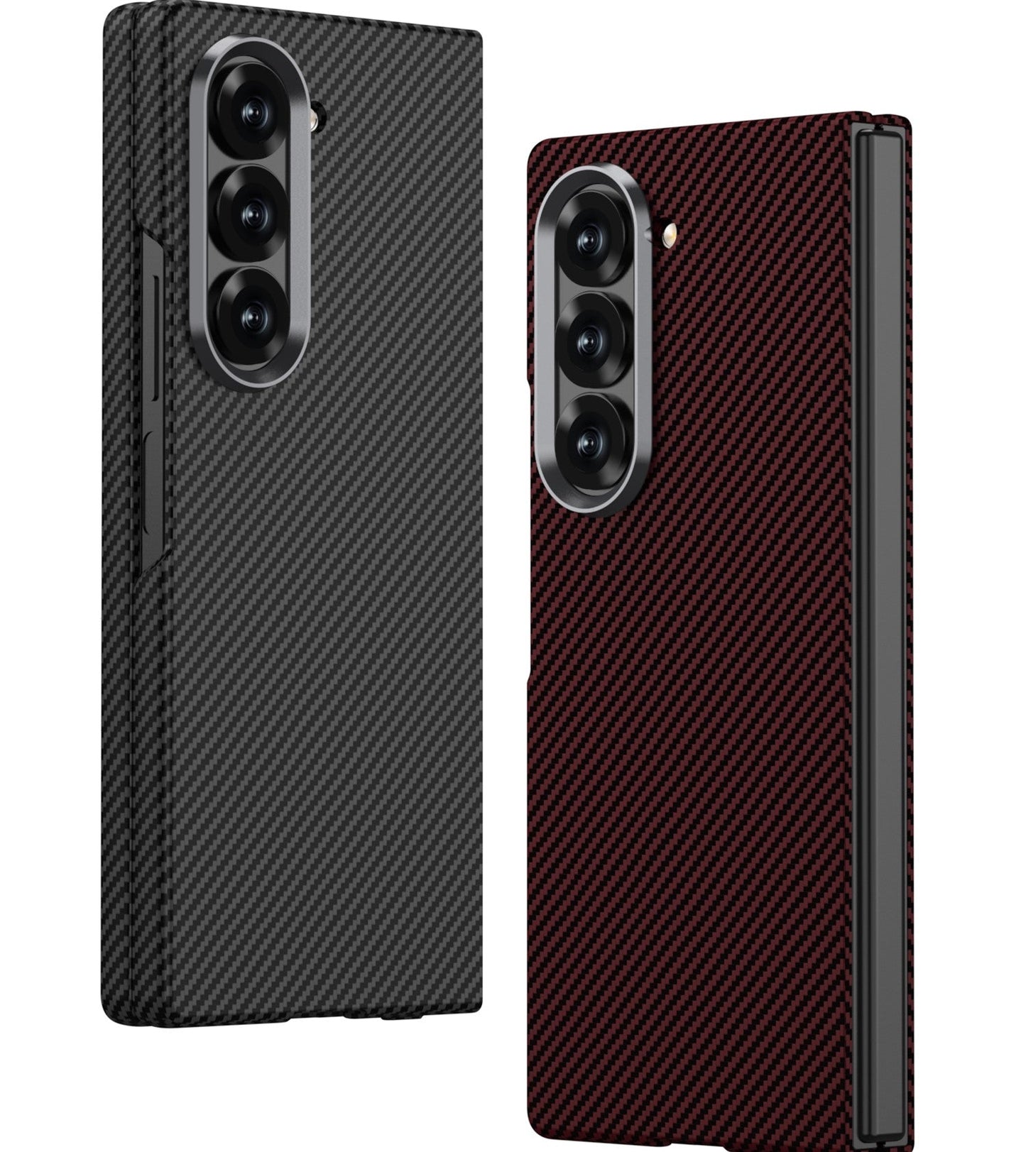Razor-Thin Carbon Fiber Z Fold 7, 6,5  MagSafe & HD Screen Protection Case