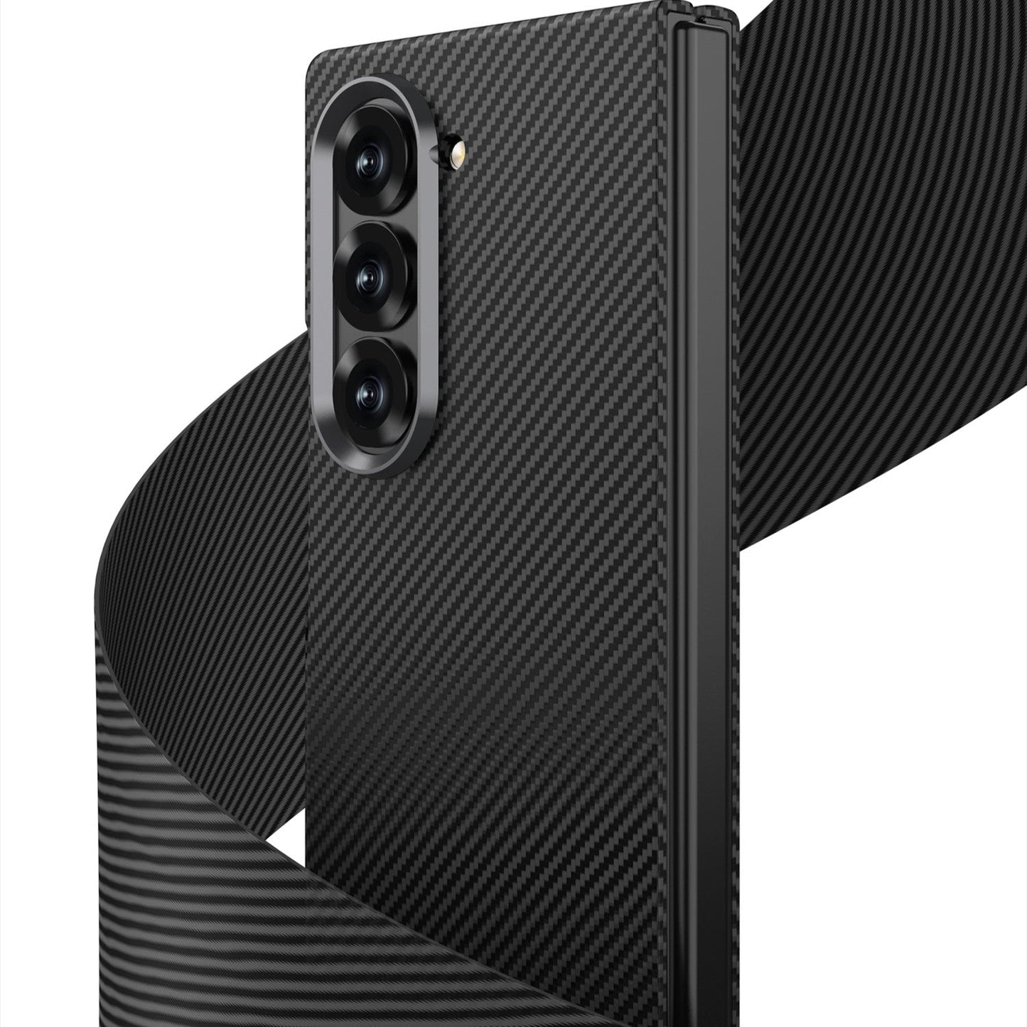 Razor-Thin Carbon Fiber Z Fold 7, 6,5  MagSafe & HD Screen Protection Case