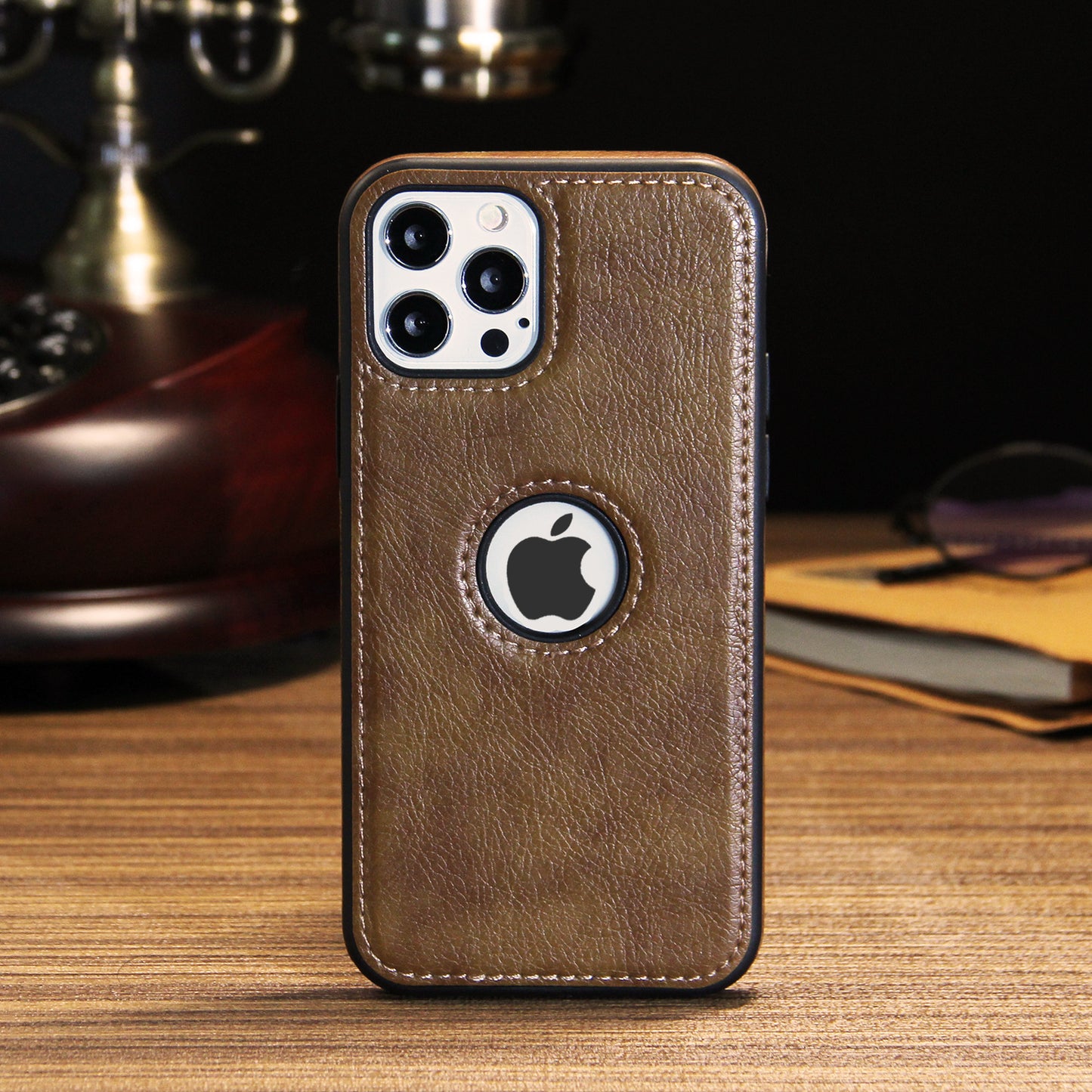 Luxury Leather Pattern Business Case For iPhone