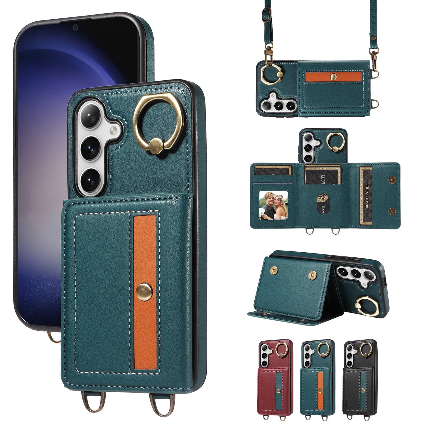 Leather Card Holder Phone Case for Samsung Galaxy A Series