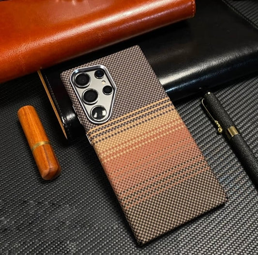 Colorful Aramid Carbon Fiber Case for Samsung Galaxy