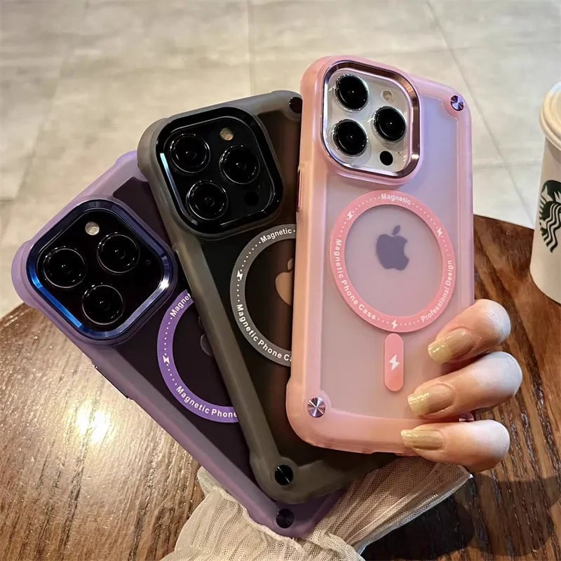 Matte Shockproof Clear Case for iPhone