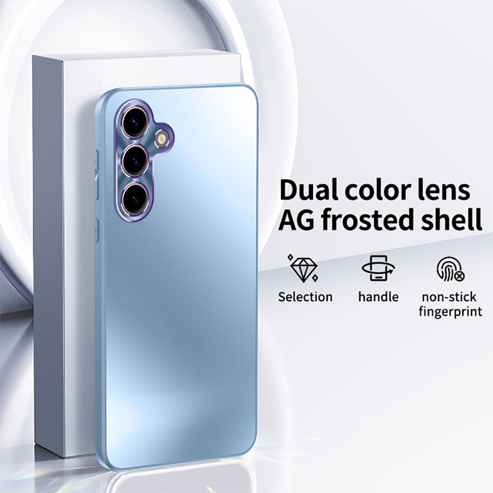 Newest Dual Color Lens AG Frosted Shell Phone Case For Samsung Galaxy