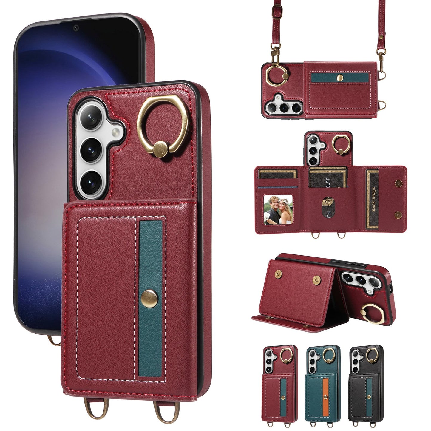 Leather Card Holder Phone Case for Samsung Galaxy A Series