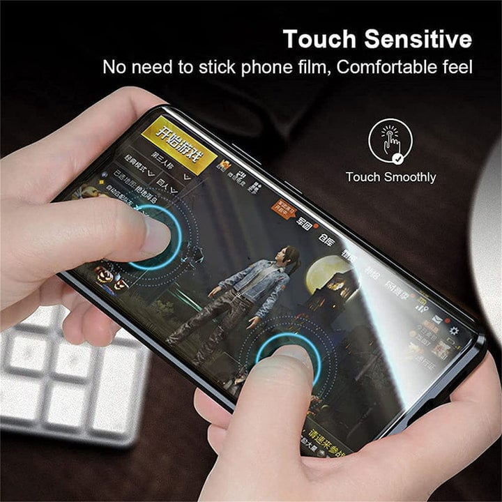 Magnetic Tempered Glass Double Sided Phone Case