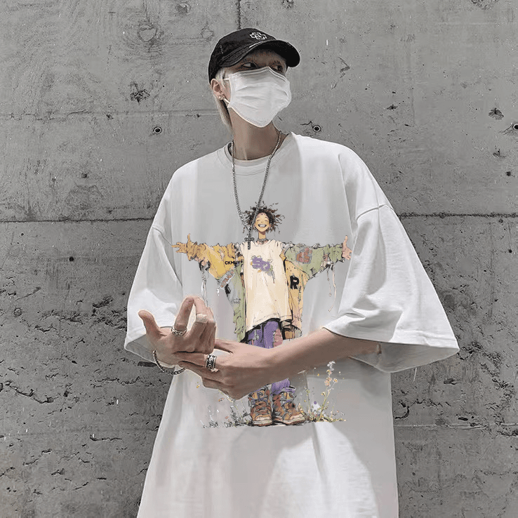 Original brand hit "Hip-Hop Trend Boy" 100% cotton T-shirt