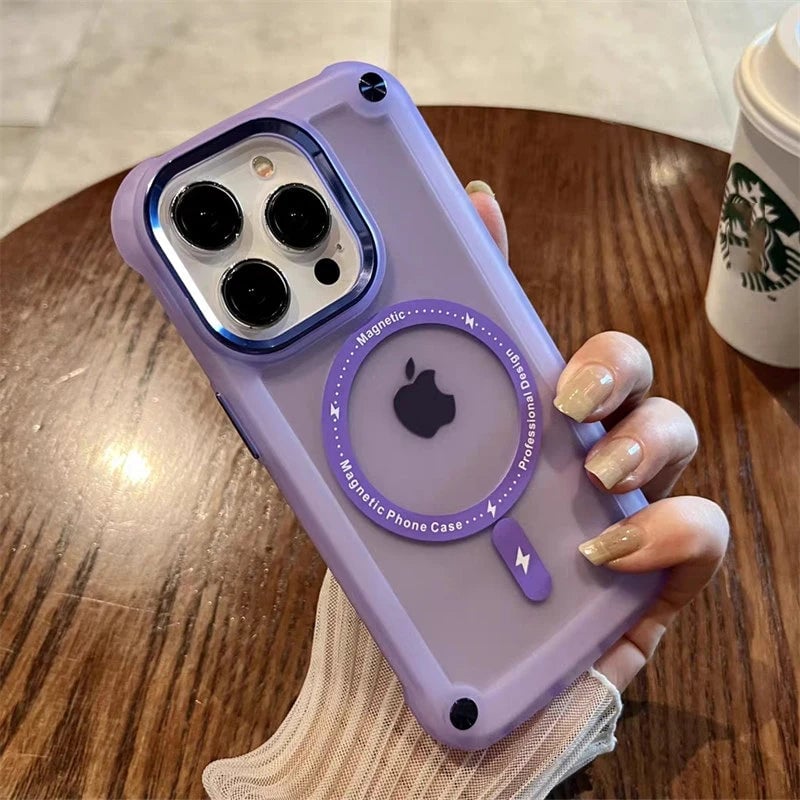Matte Shockproof Clear Case for iPhone