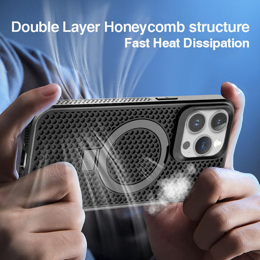 Heat Dissipation Case with Kickstand for iPhone