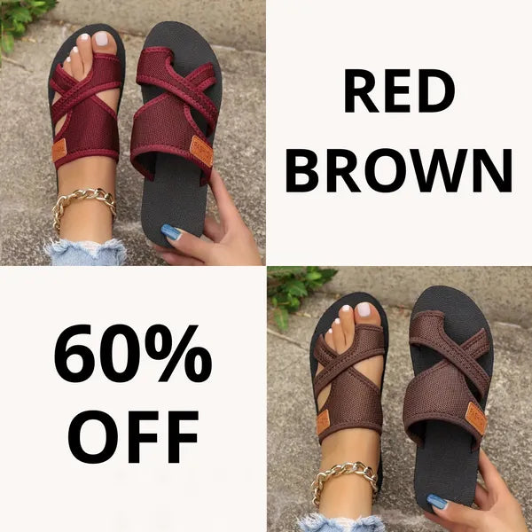🔥Summer Sizzler Sale 49%✨Women's Comfortable Breathable Mesh Flip Flops