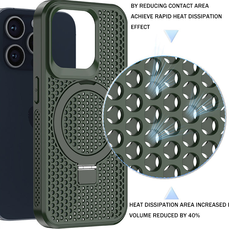 Heat Dissipation Case with Kickstand for iPhone