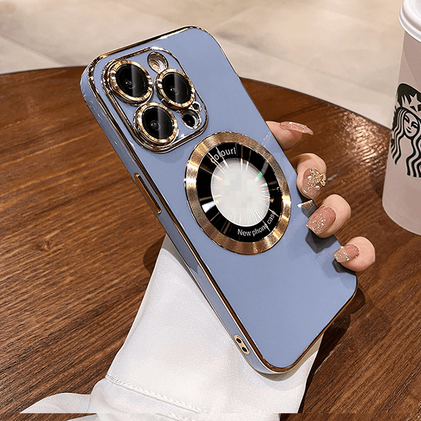 6D Magnetic Plating Cell Phone Case