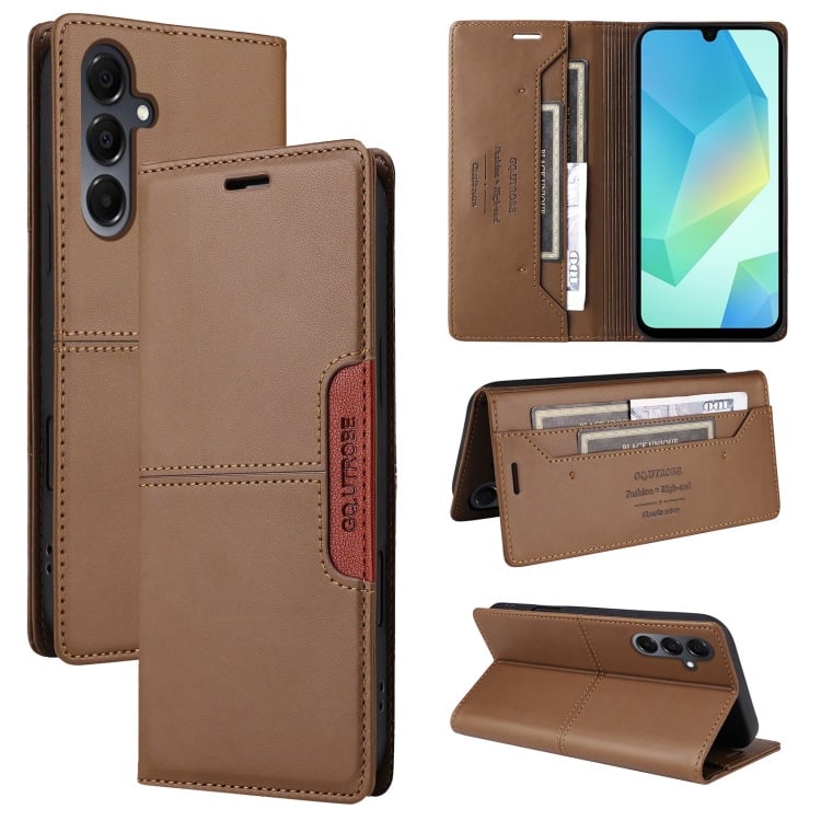 Business Anti-theft Flip Phone Leather Case For Samsung A55