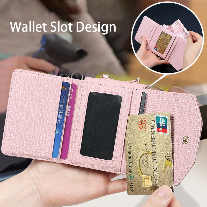 For Samsung ZFlip6/5/4/3 Folding Screen Wallet Phone Case