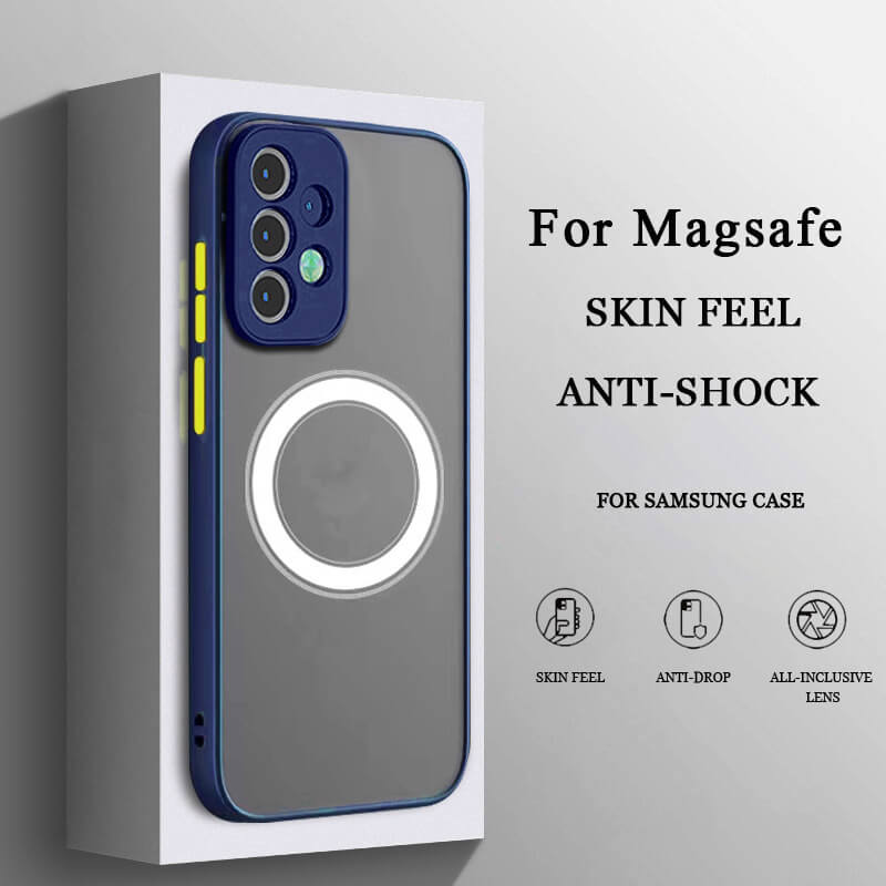 Translucent magnetic shockproof case for Samsung  S24 Series and S23FE