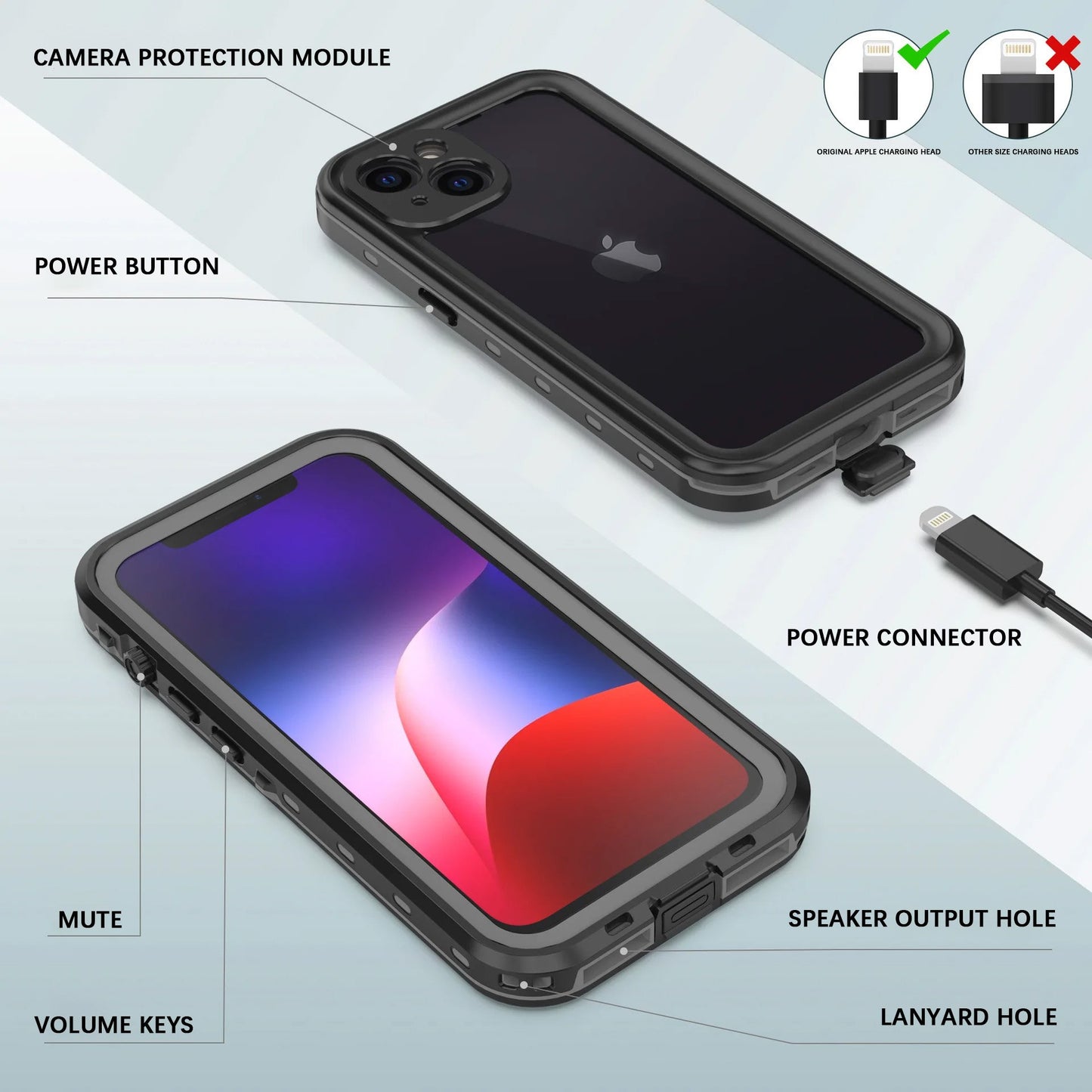 ⚜️Shockproof Magsafe Anti-fall Waterproof Phone Case