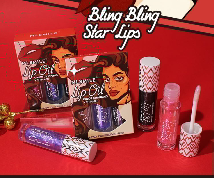 💝MLSMILE Pearlescent Color Changing Lip Gloss