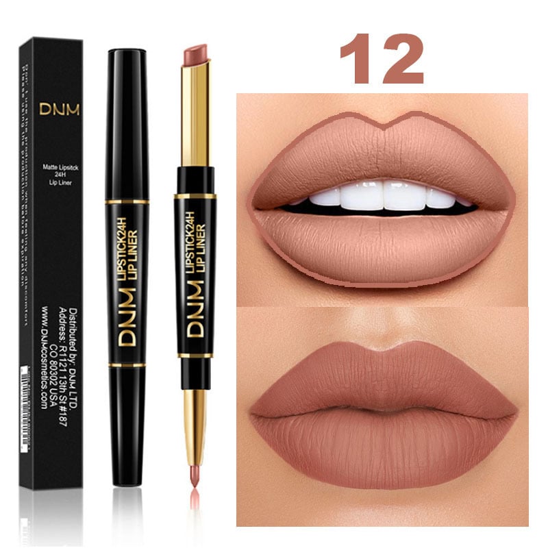 💖Last Day 49% OFF💎$9.99💄2-in-1 Waterproof Lipstick Lip Liner