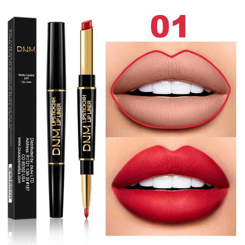 💖Last Day 49% OFF💎$9.99💄2-in-1 Waterproof Lipstick Lip Liner