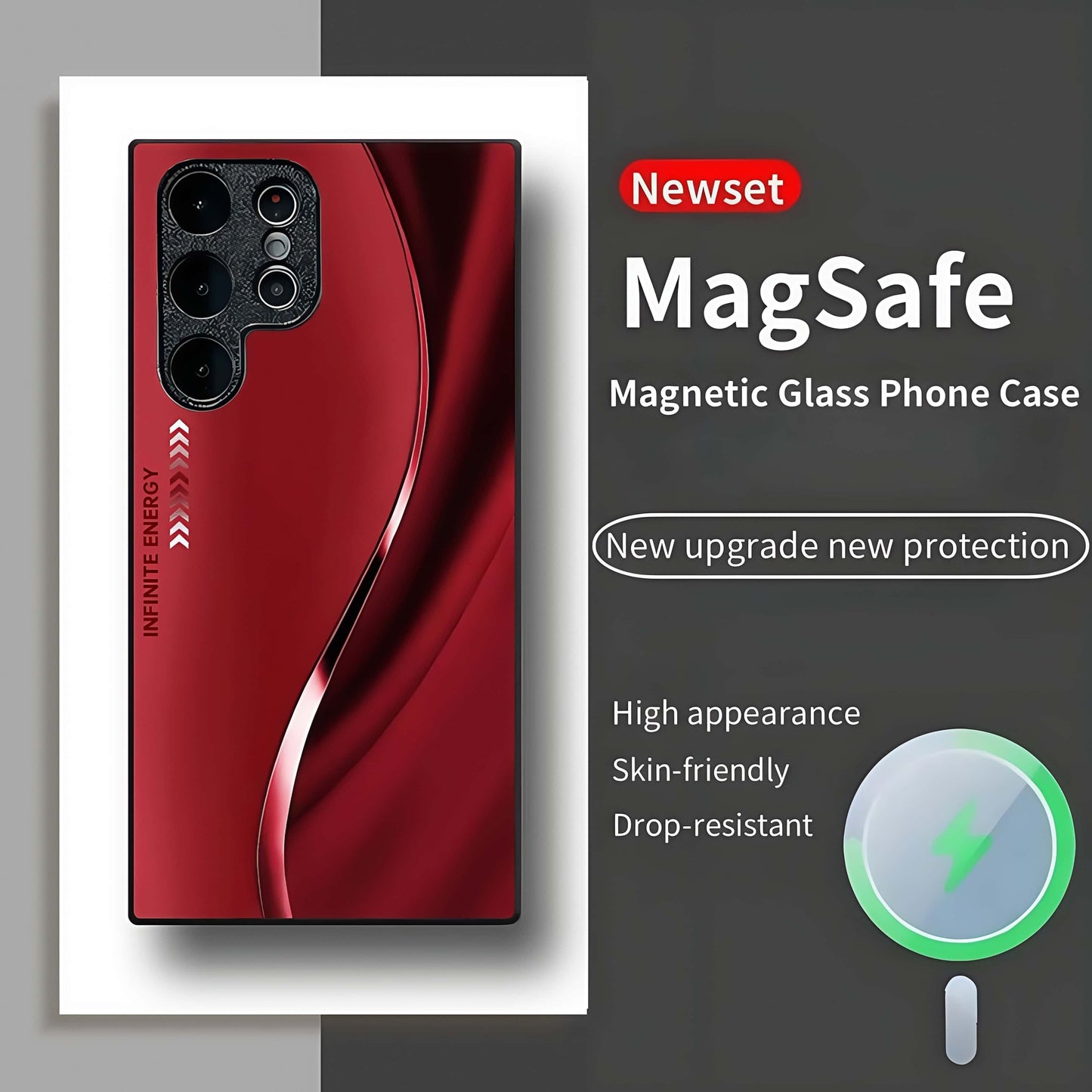 3D Curved Glass Case - MagSafe & Shatterproof