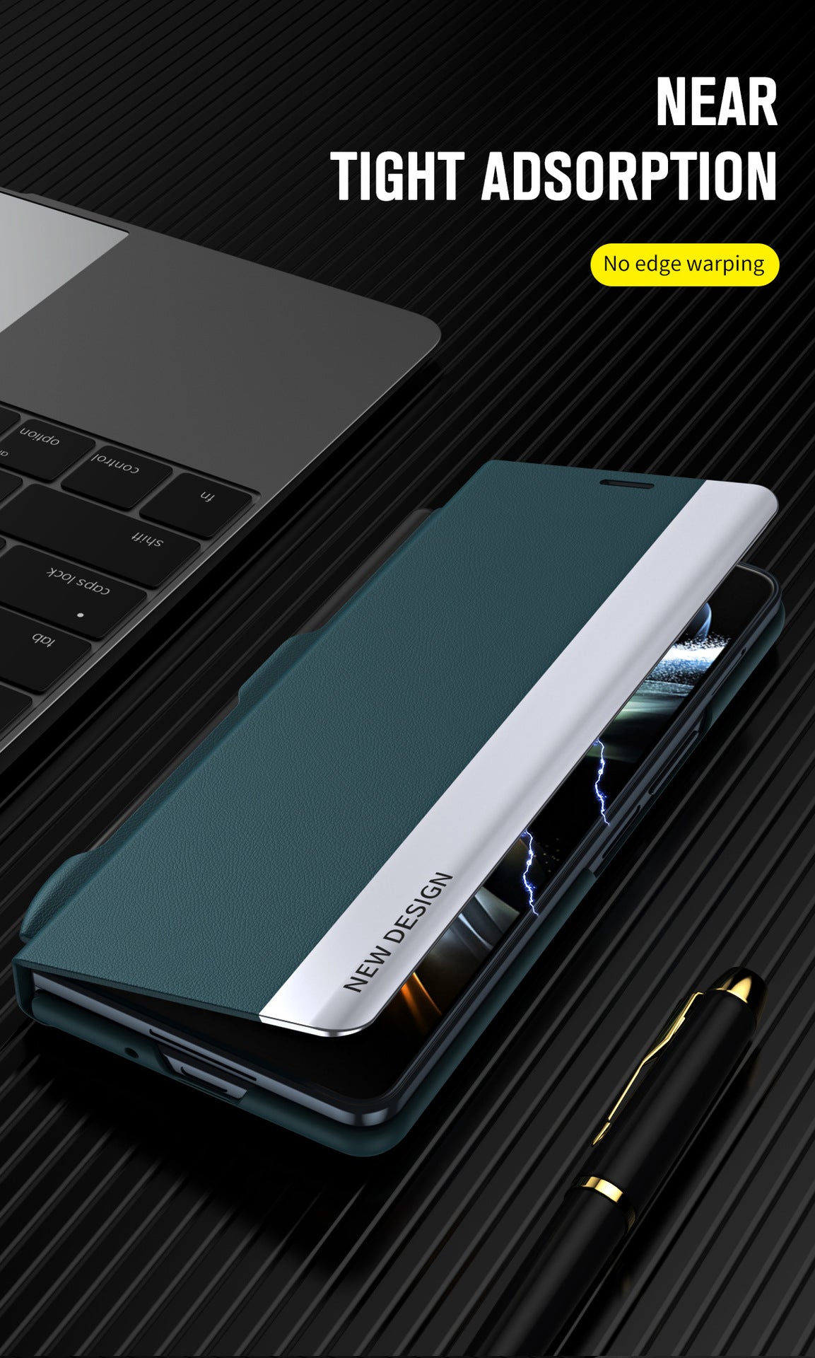 Designed specifically for the Samsung Galaxy Z Fold, the Flip Stand Case with Pen Slot makes every fold look elegant and special.