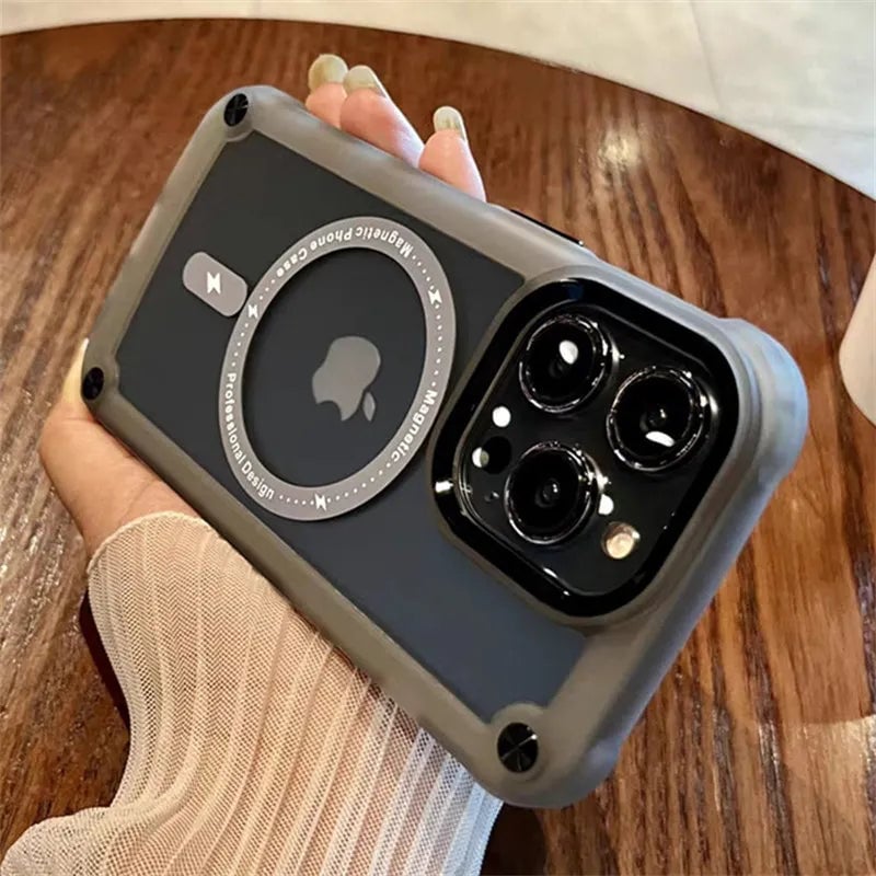 Matte Shockproof Clear Case for iPhone