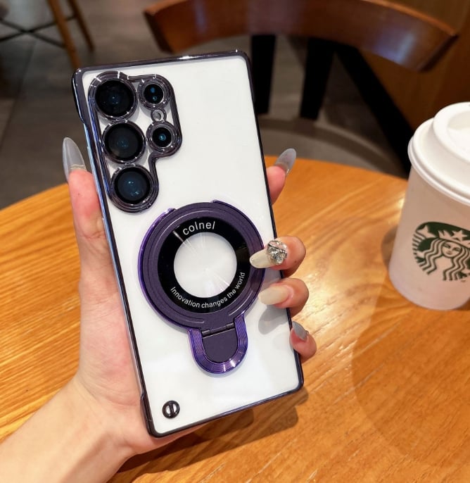 Samsung Frameless Magnetic Case with Invisible Stand