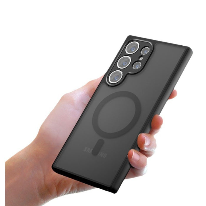 Translucent Magnetic Matte Case For Samsung