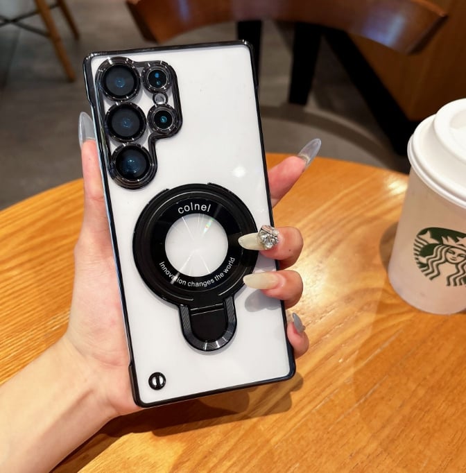 Samsung Frameless Magnetic Case with Invisible Stand