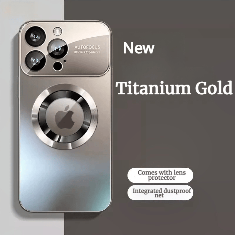 AG frosted glass large window missing label magnetic shell is suitable for Apple 16/15/14/13 series