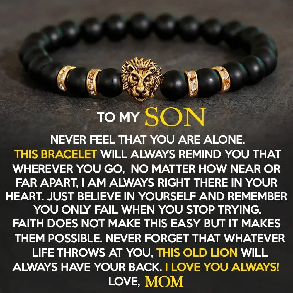 🔥  Promotion 49%OFF 🔥 - Lion Bracelet - Son Dad