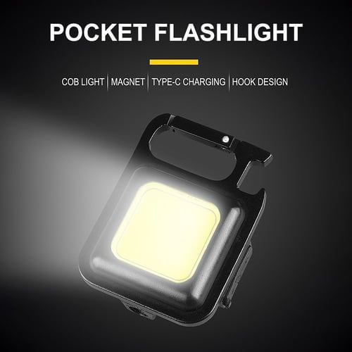 Multifunctional Keychain Rechargeable Light