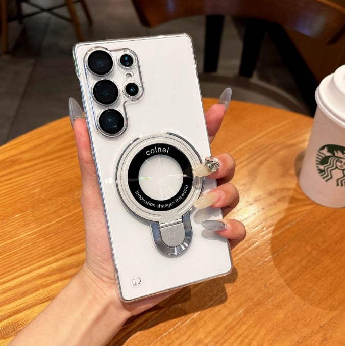 Samsung Frameless Magnetic Case with Invisible Stand