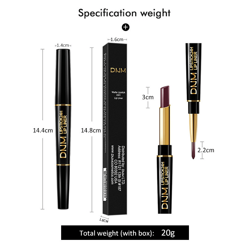 💖Last Day 49% OFF💎$9.99💄2-in-1 Waterproof Lipstick Lip Liner