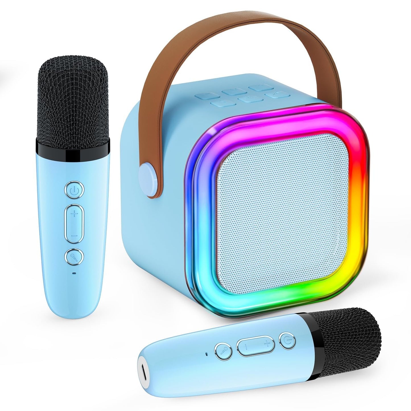 🎵Mini Karaoke Machine for Kids with Wireless Microphones