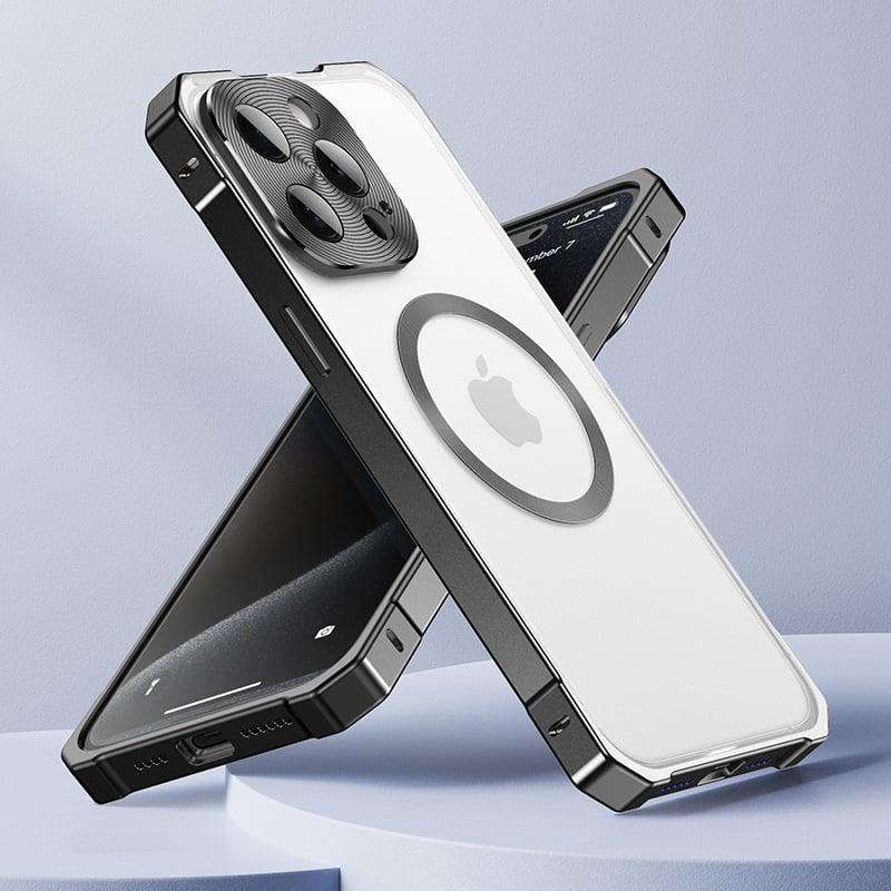 Ultra-Thin Magnetic Phone Case For iPhone 16/15 – Shockproof, MagSafe, Anti-Yellow