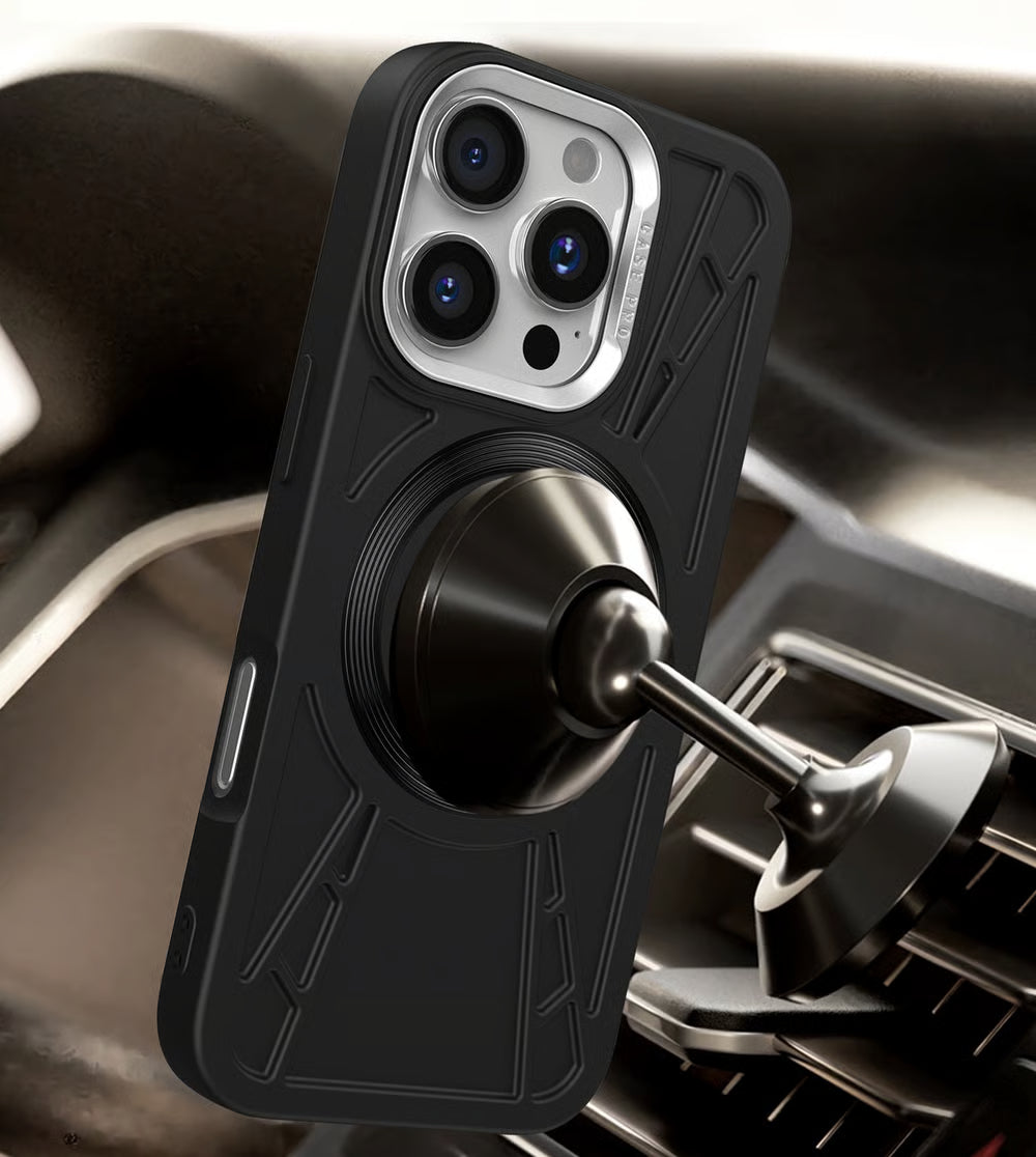 🔲 Sleek Magnetic Matte Case | Wireless Charging Ready | For iPhone
