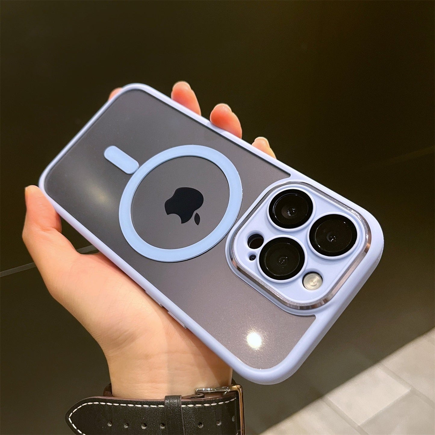 Transparent Acrylic Silicone Armor iPhone Case For iPhone 15 Series