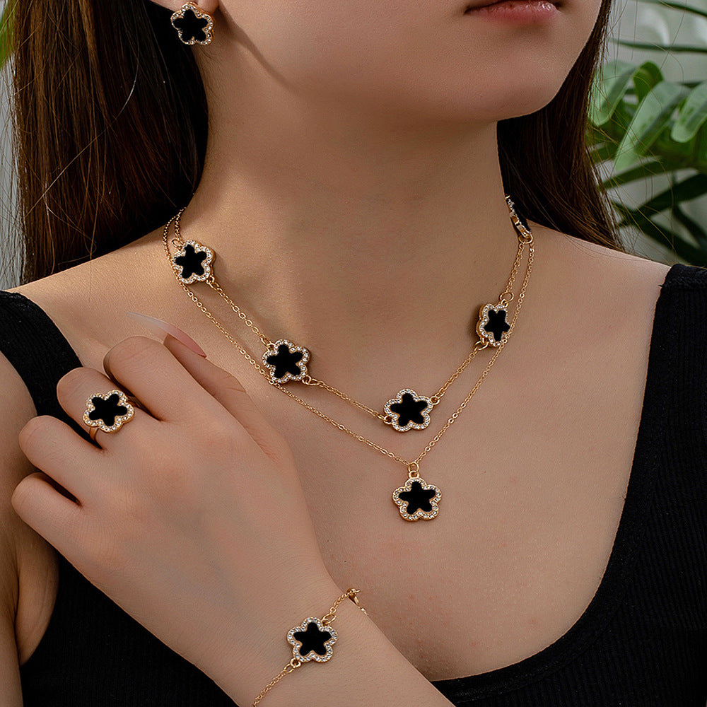 Fashion jewelry four-piece set