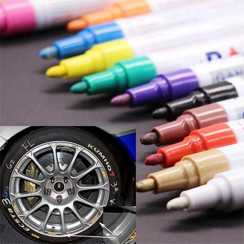 🔥Waterproof Tire Paint Pen-12PCS