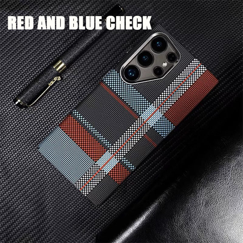 -For Galaxy S24 Magsafe Luminous Carbon Fiber Texture Drop-Proof Case