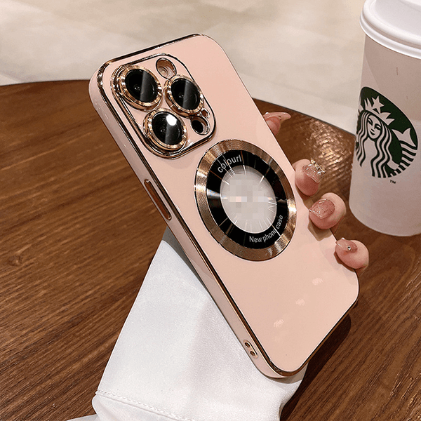 6D Magnetic Plating Cell Phone Case