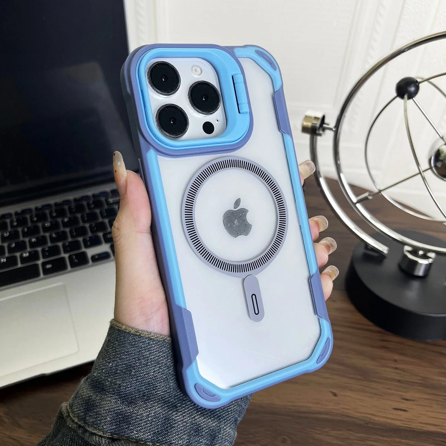 Stylish Magnetic Armor Phone Case for IPhone