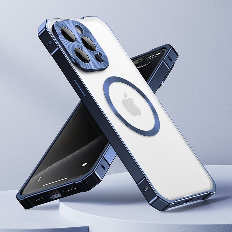 Ultra-Thin Magnetic Phone Case For iPhone 16/15 – Shockproof, MagSafe, Anti-Yellow