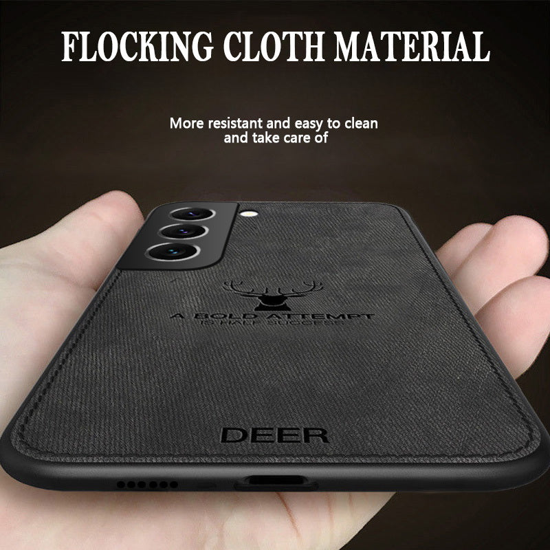 Slim Fabric Skin Deer Case For Samsung