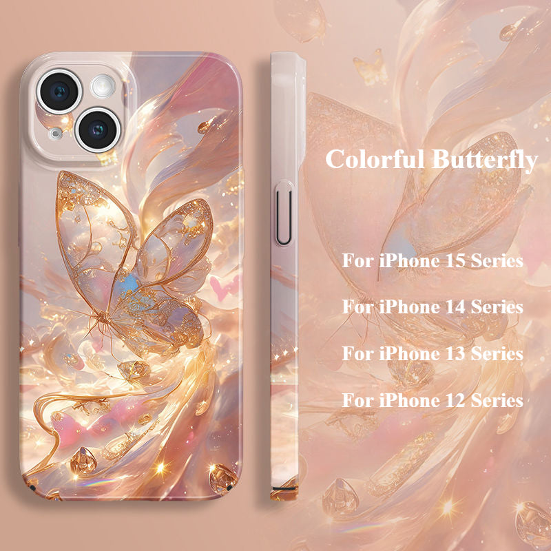 Colorful Butterfly Phone Case For iPhone