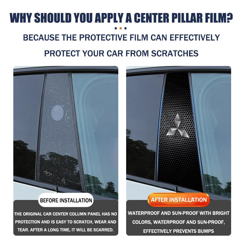 Car Center Pillar Sticker (1 Pair)