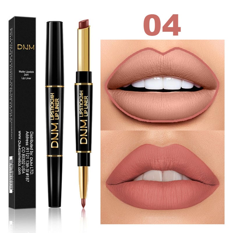 💖Last Day 49% OFF💎$9.99💄2-in-1 Waterproof Lipstick Lip Liner