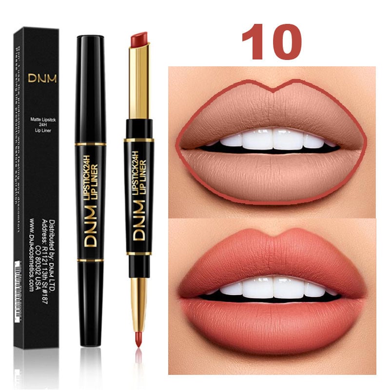 💖Last Day 49% OFF💎$9.99💄2-in-1 Waterproof Lipstick Lip Liner