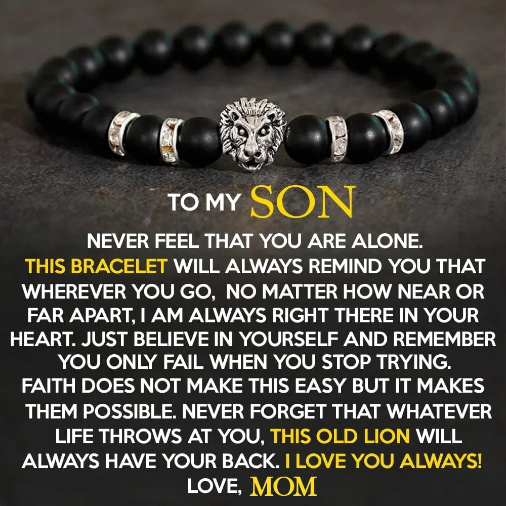 🔥  Promotion 49%OFF 🔥 - Lion Bracelet - Son Dad